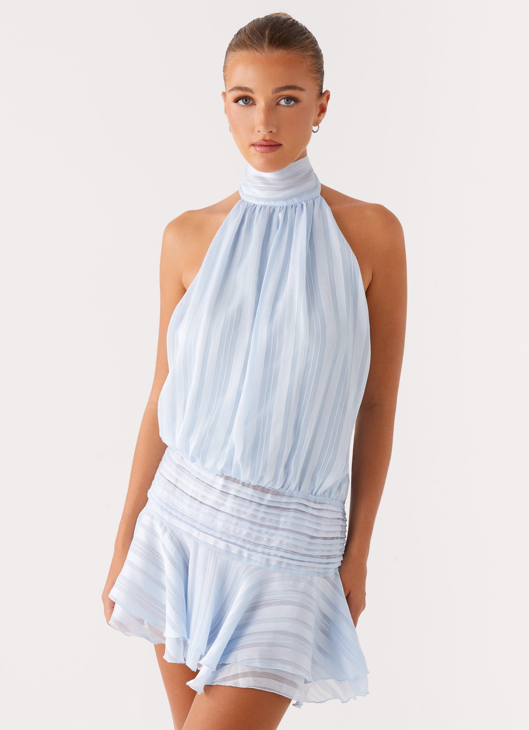 Amoura | Elegant Mini Dress Orange