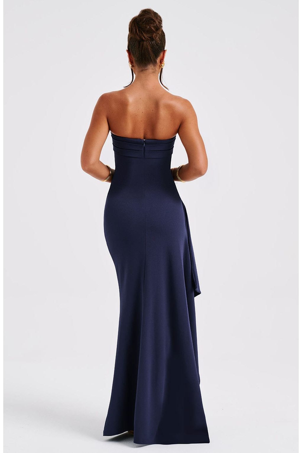 Cora | Elegant Maxi Dress Navy