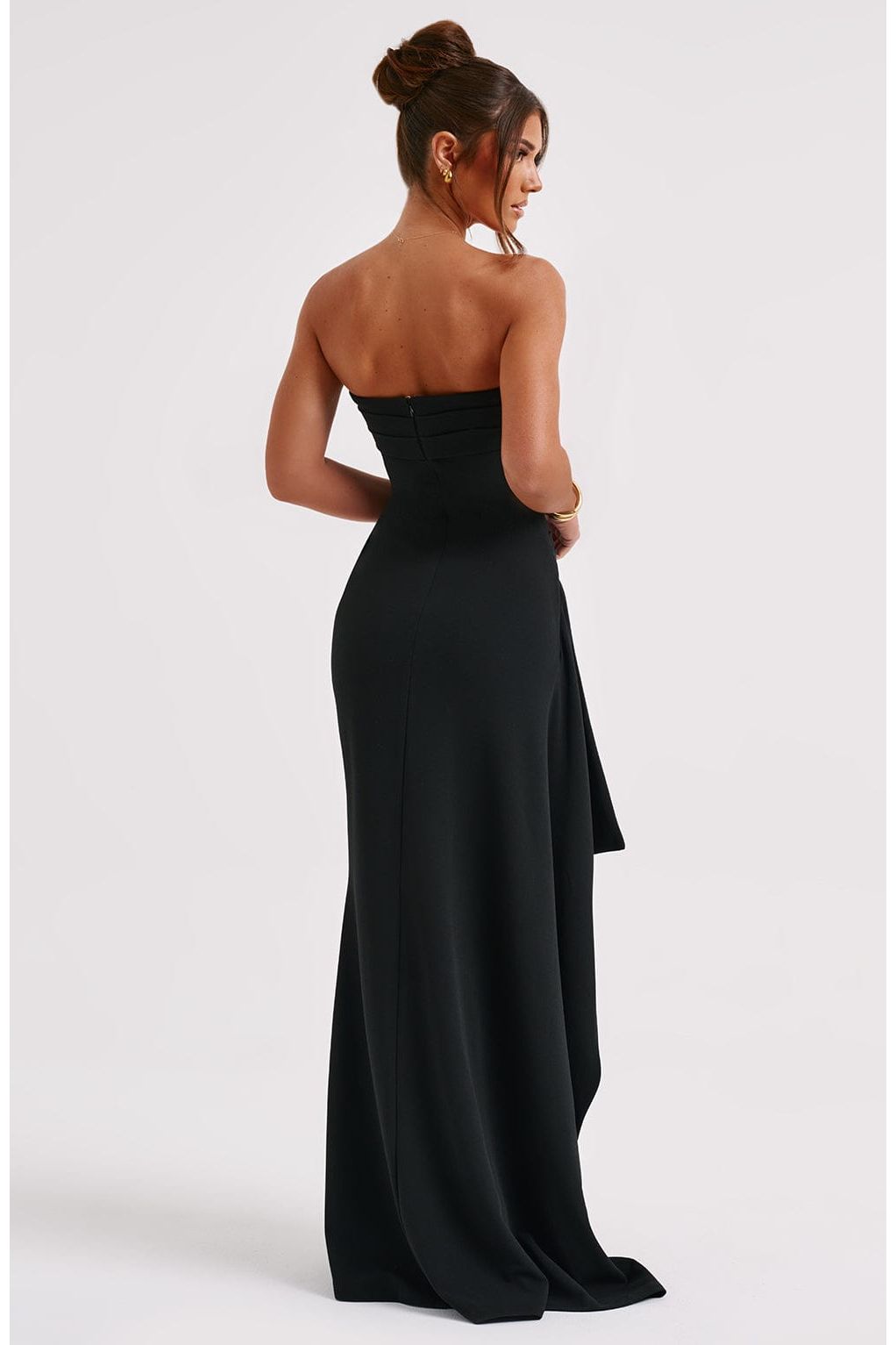 Cora | Elegant Maxi Dress Black