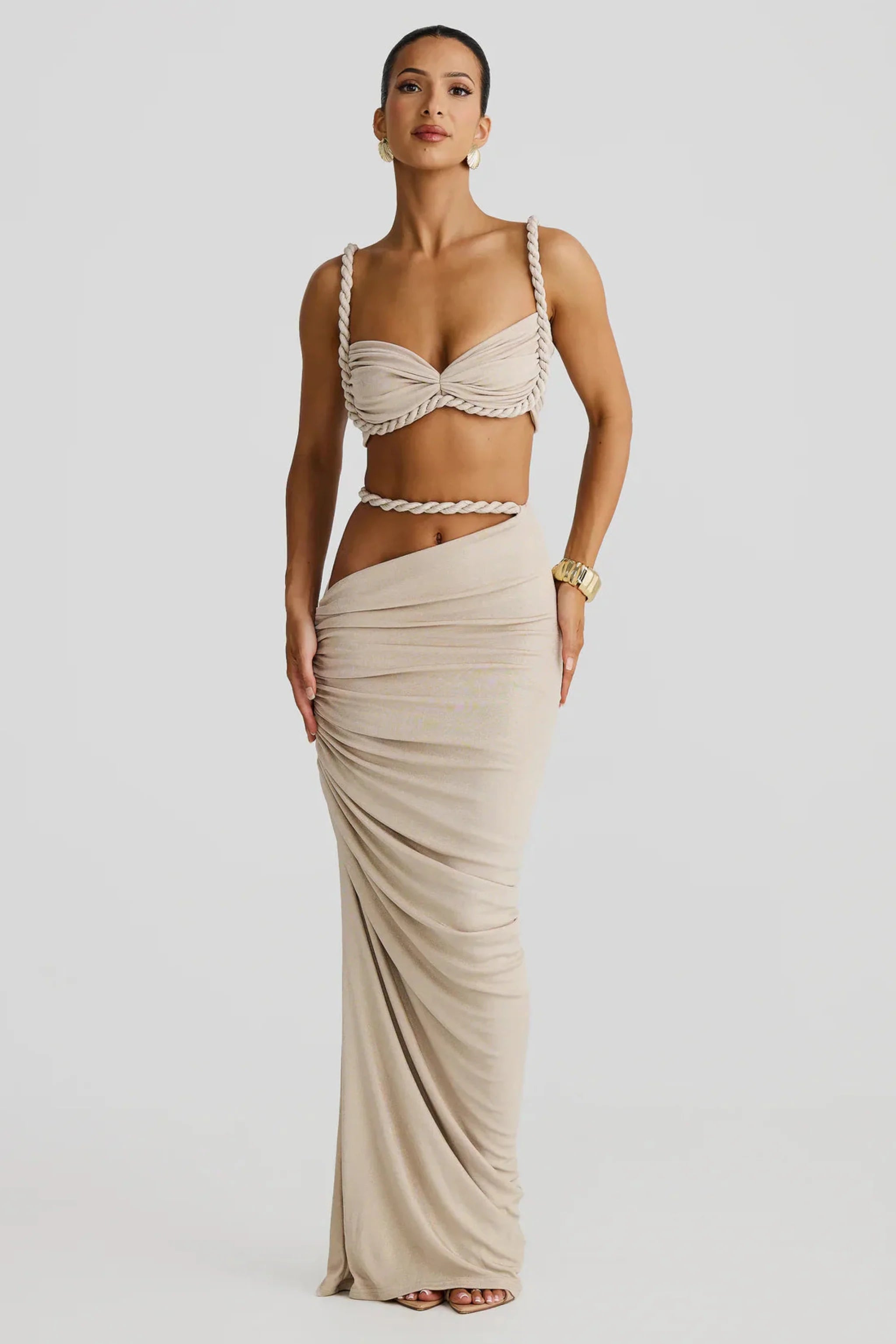 Lila | Summer Two-Piece Set Nude