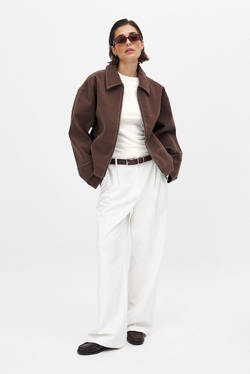 Dahlia | Suede Jacket Brown