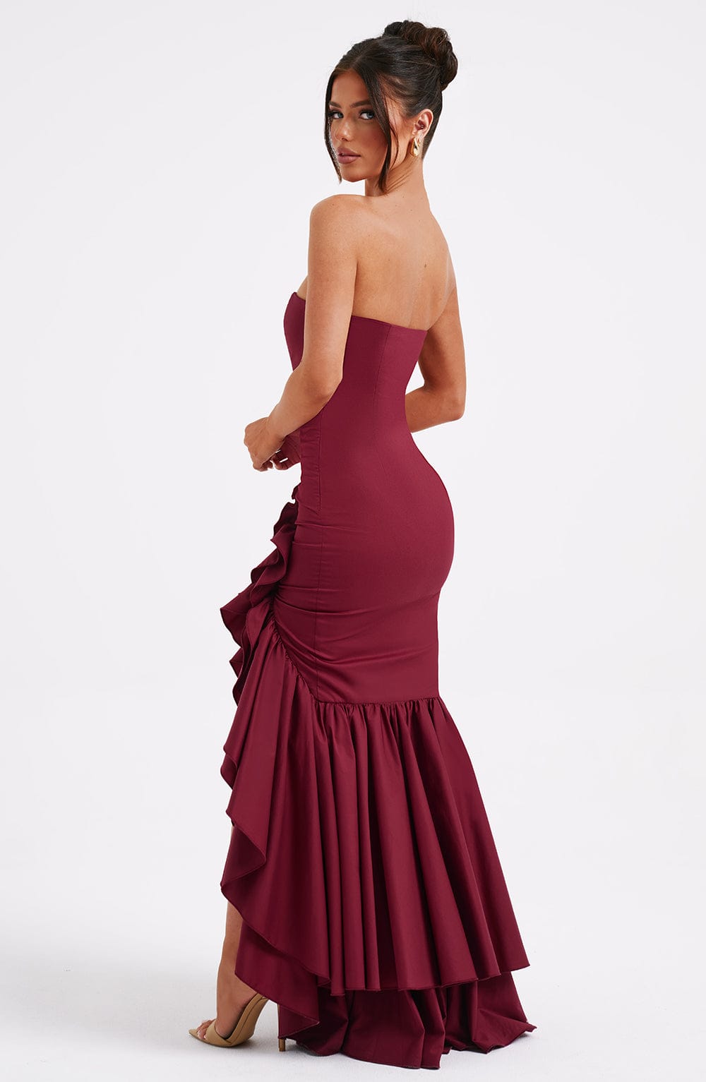 Angelina | Maxi Dress Wine Red