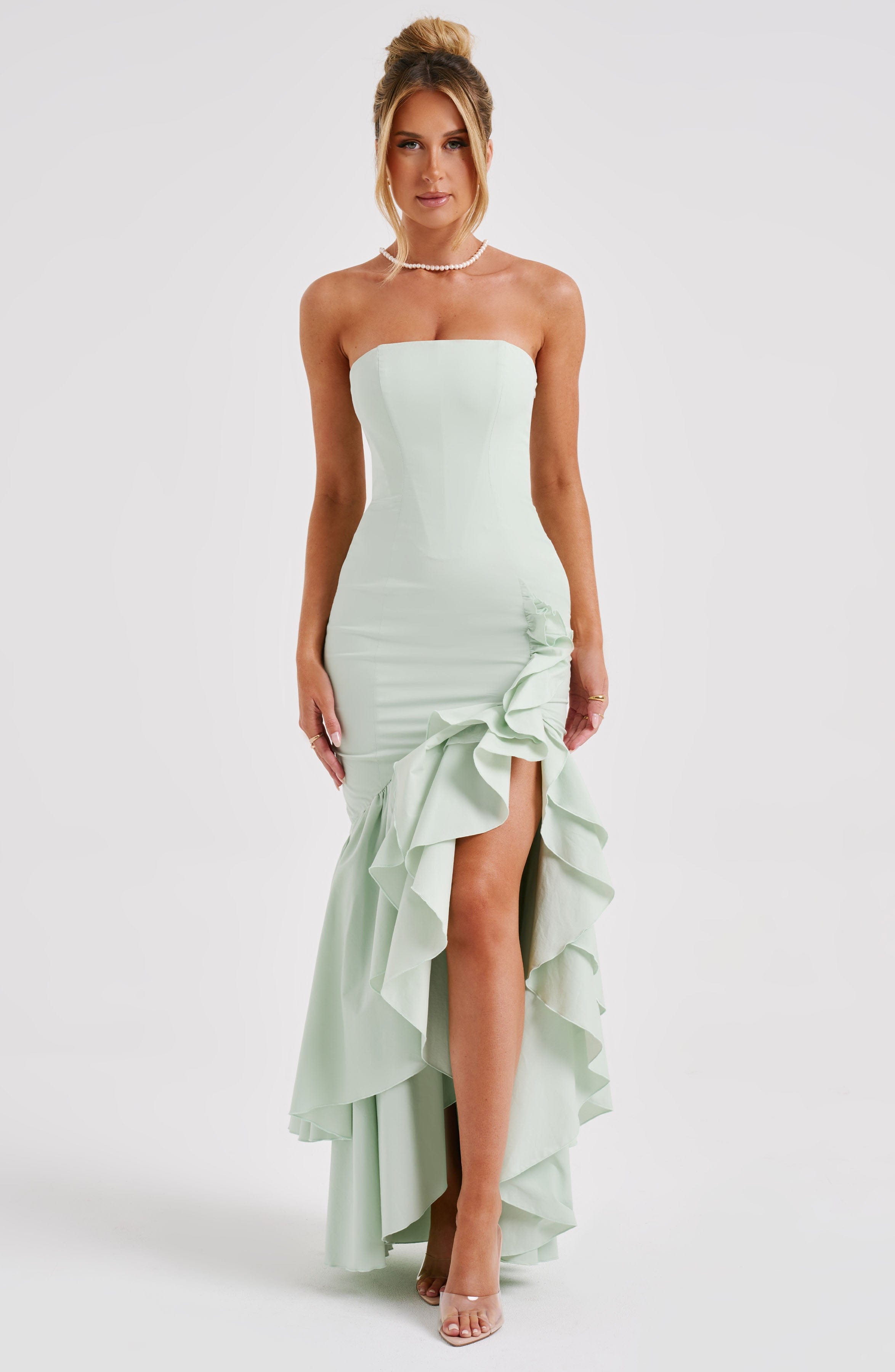 Angelina | Maxi Dress Light Green