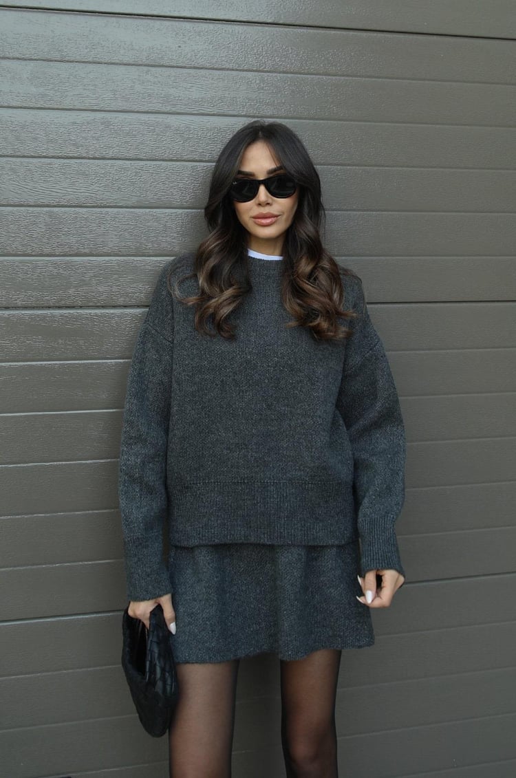 Anora | Cozy Two-Piece Set Grey