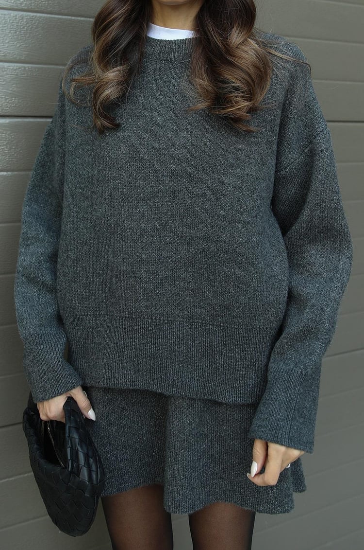 Anora | Cozy Two-Piece Set Grey