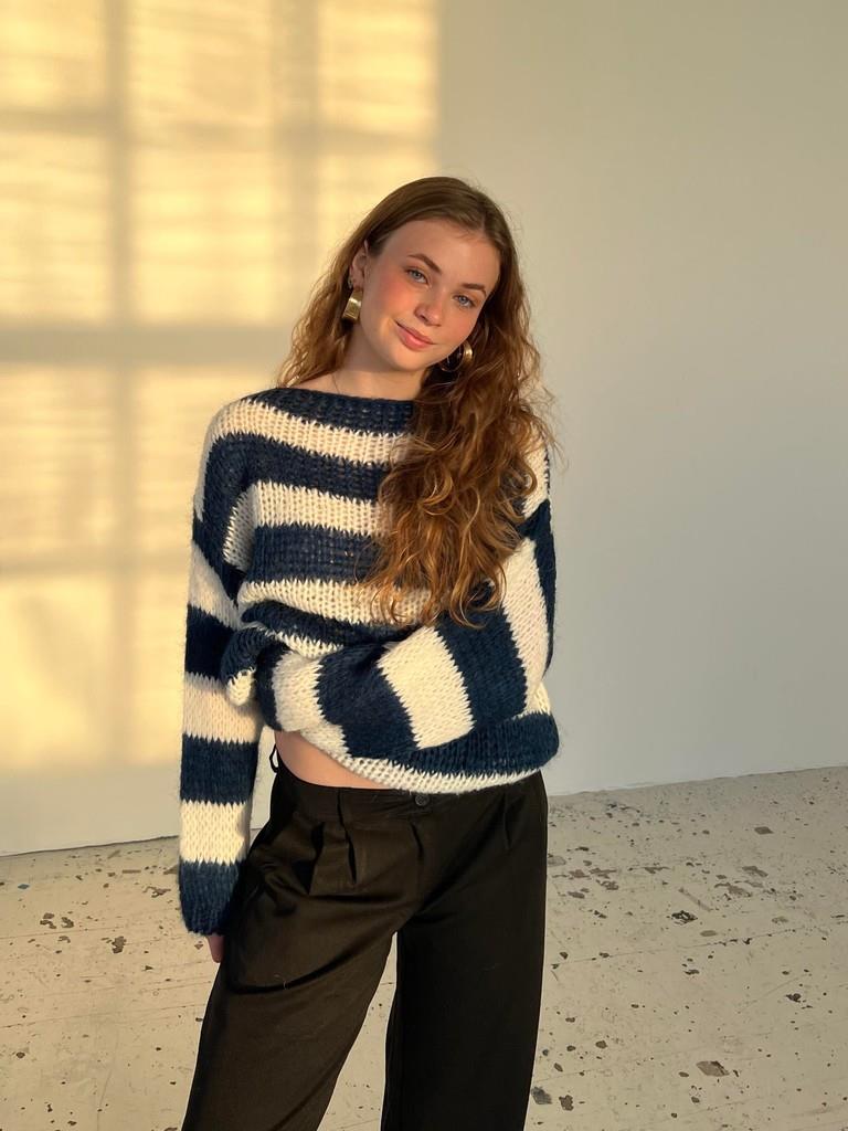 Marina | Striped Chunky Knit Sweater