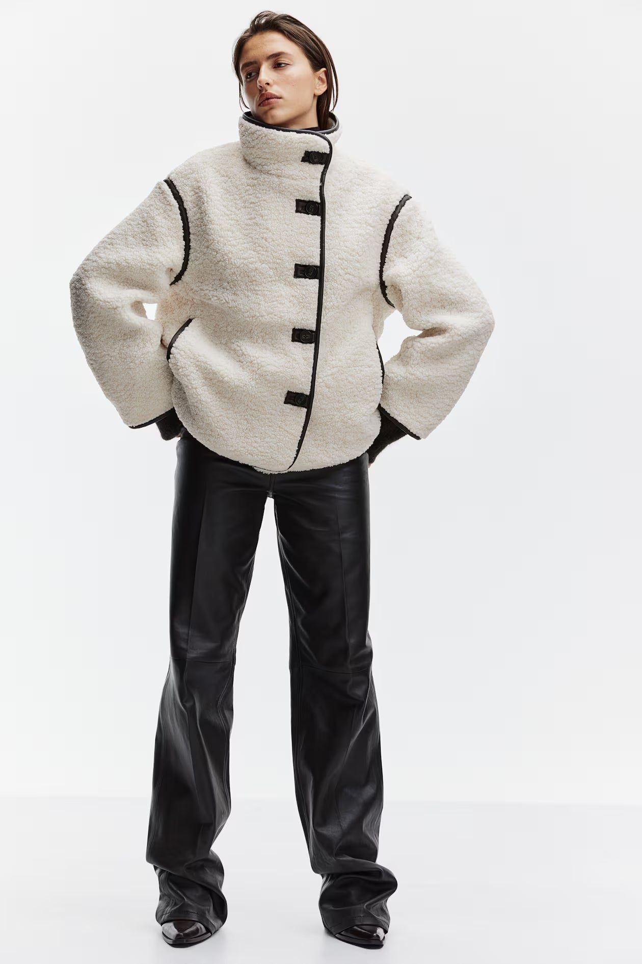 Alice | Teddy Jacket White