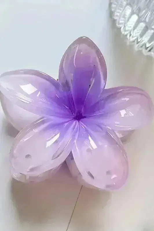 Flora - Glossy Hawaï Hairclip Lila