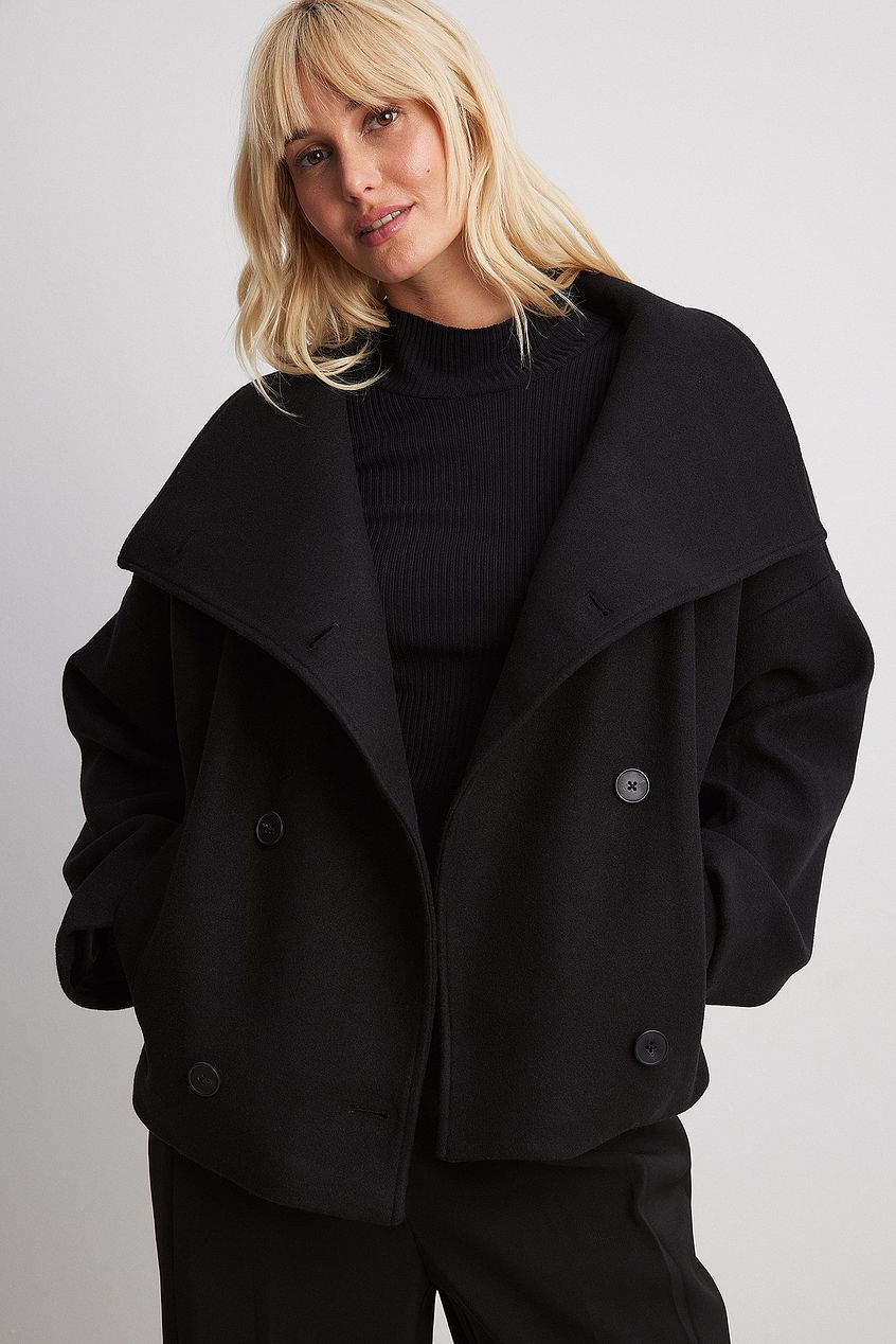 Gwen | Luxe Trench Coat Black