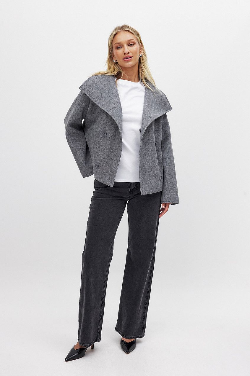 Gwen | Luxe Trench Coat Grey
