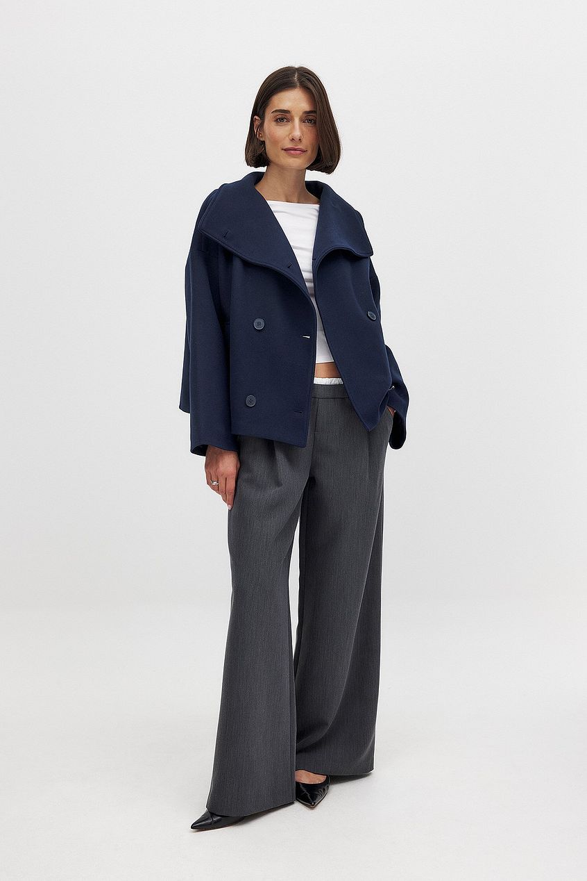 Gwen | Luxe Trench Coat Grey