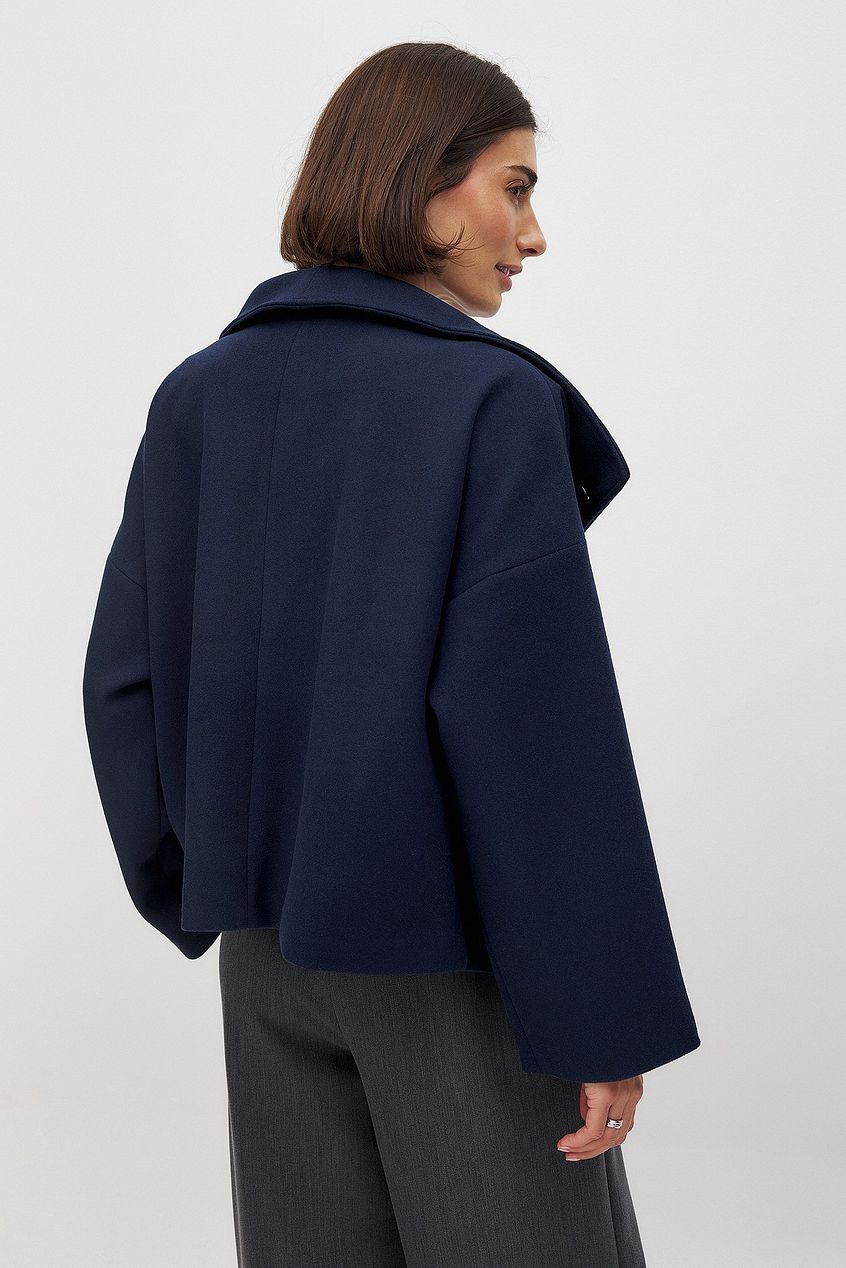 Gwen | Luxe Trench Coat Navy
