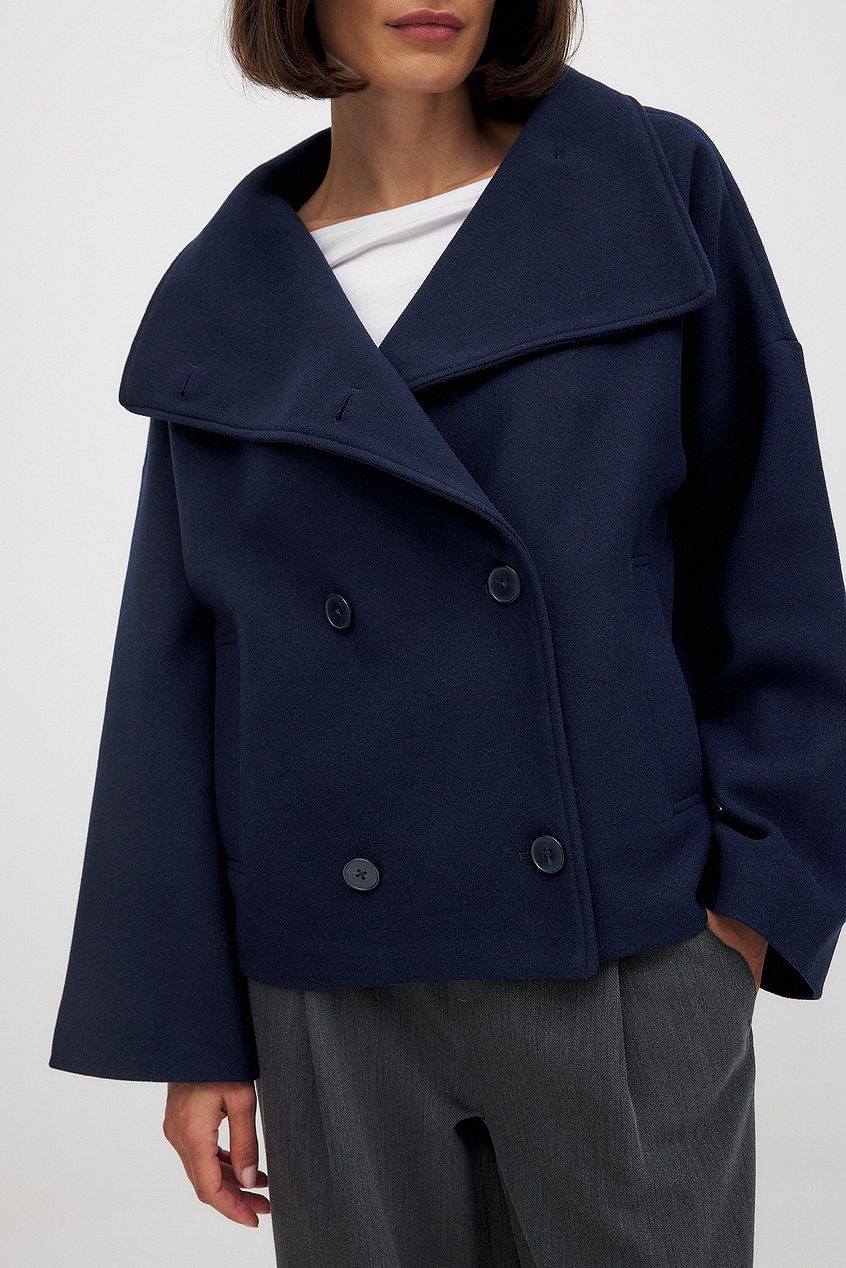 Gwen | Luxe Trench Coat Navy