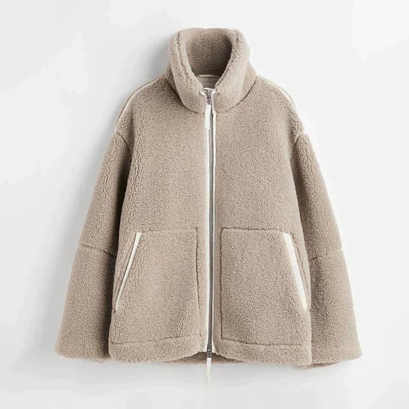 Mae | Teddy Jacket Light Brown