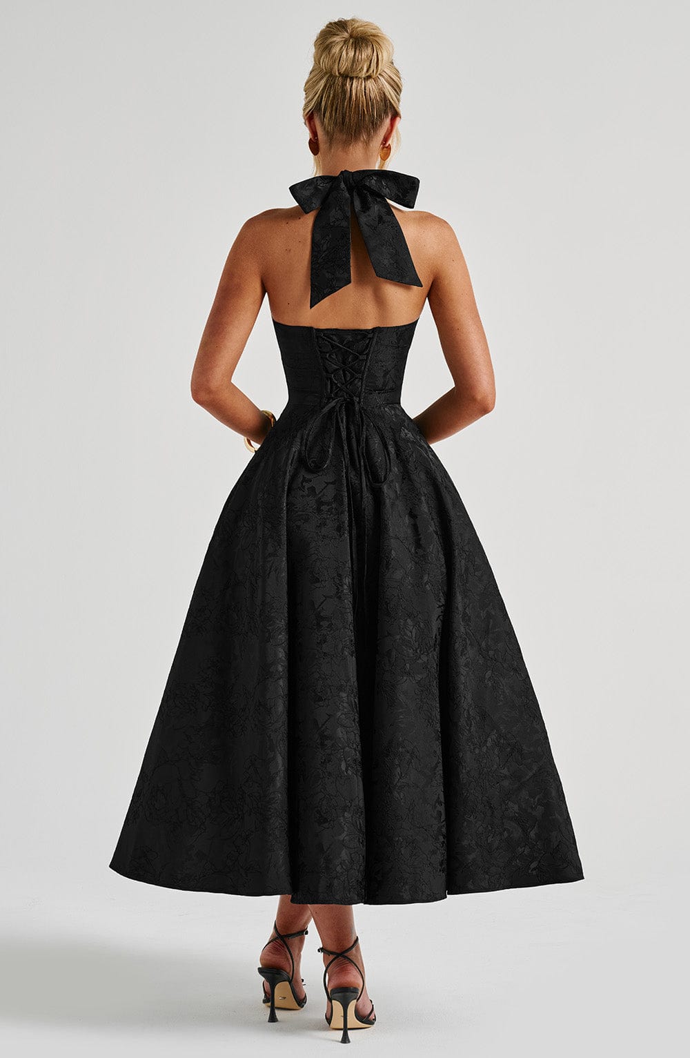 Tilly | Elegant Midi Dress Black