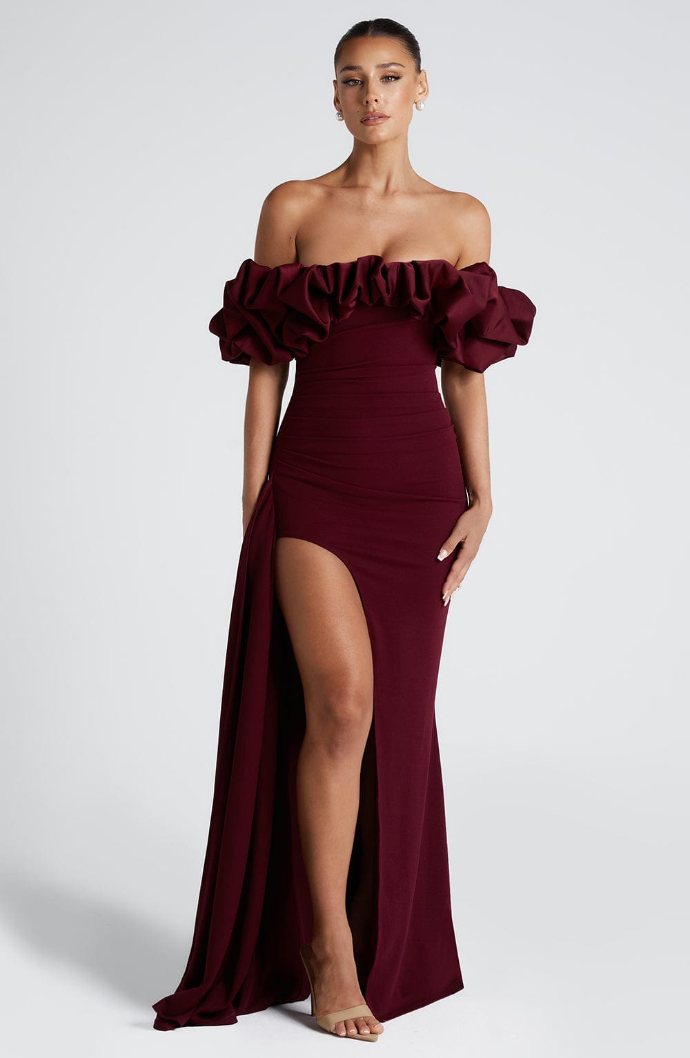 Elsa | Maxi Dress Wine Red