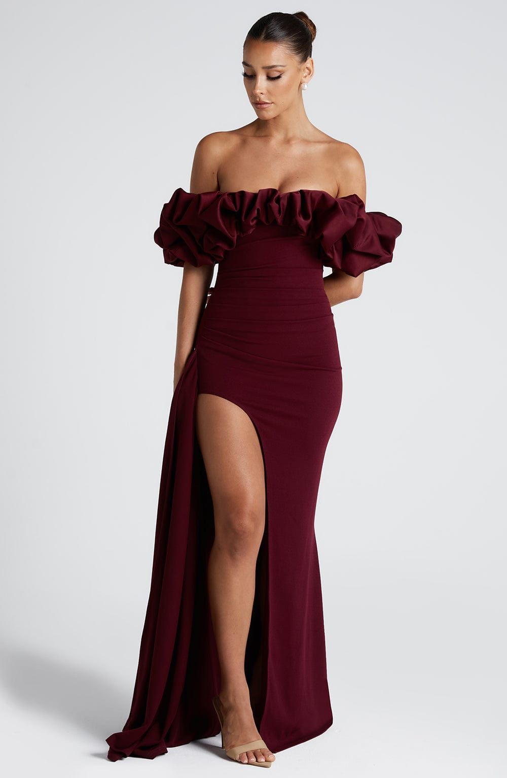 Elsa | Maxi Dress Wine Red