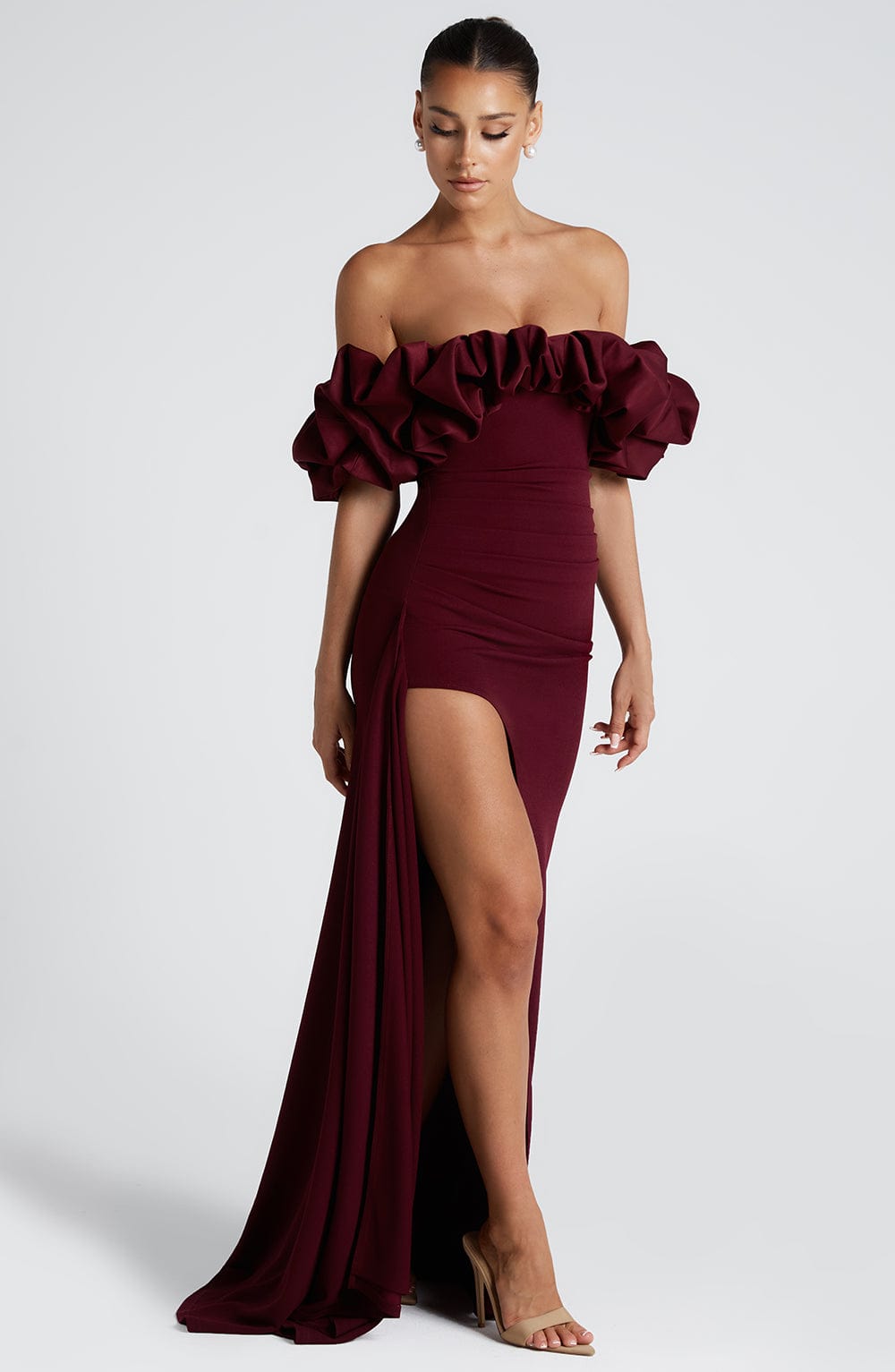Elsa | Maxi Dress Wine Red