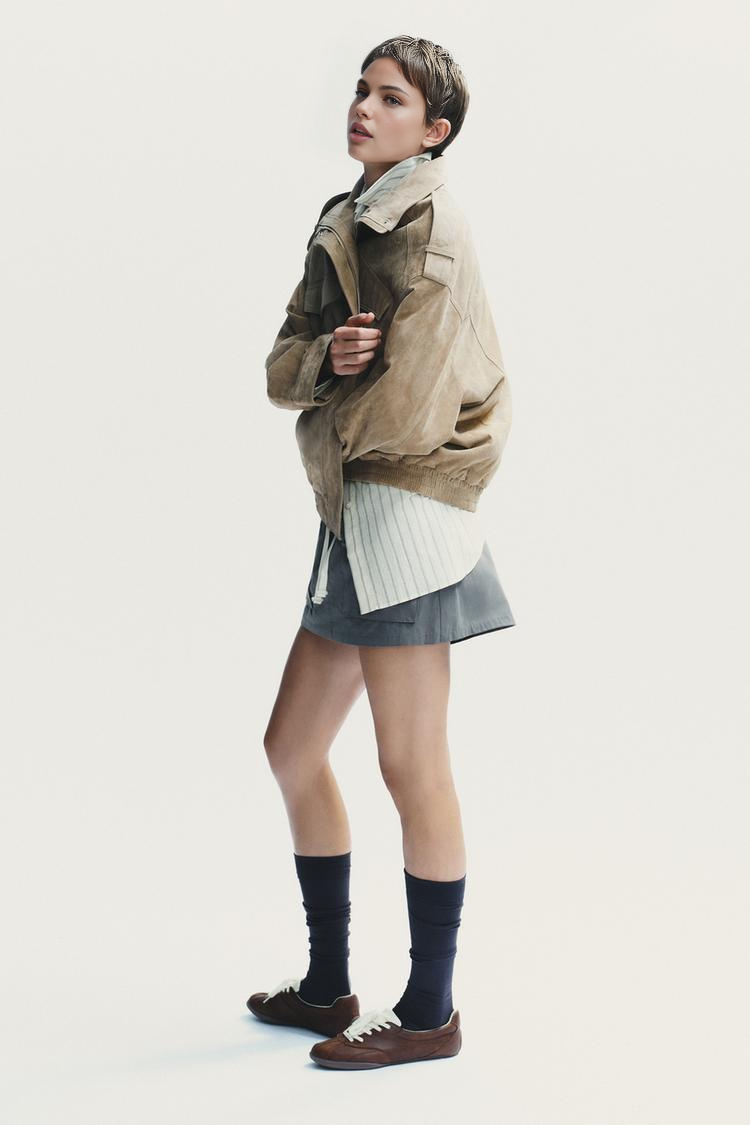 Isla | Suede Jacket Taupe