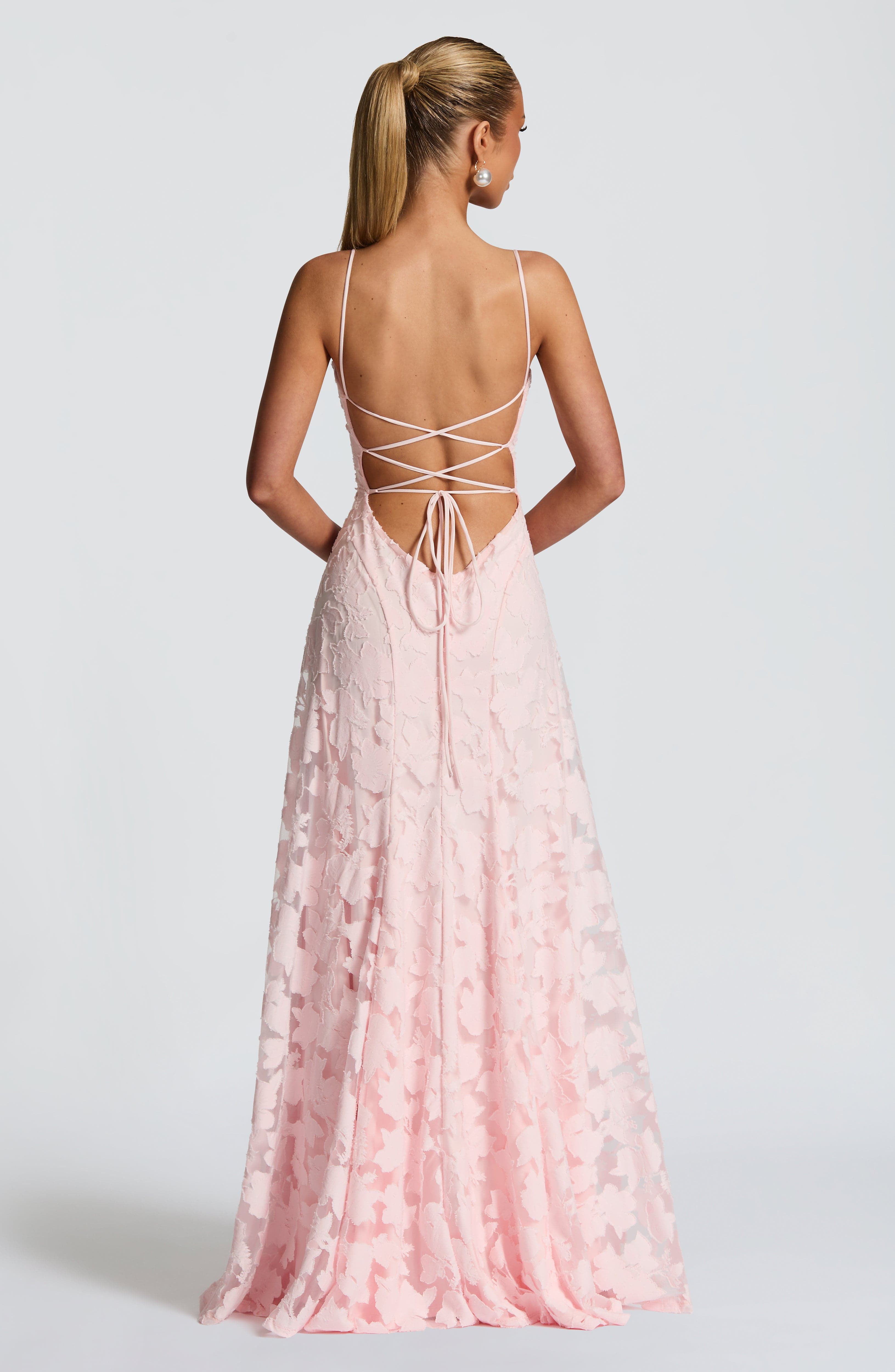Fransesca | Floral Maxi Dress Pink
