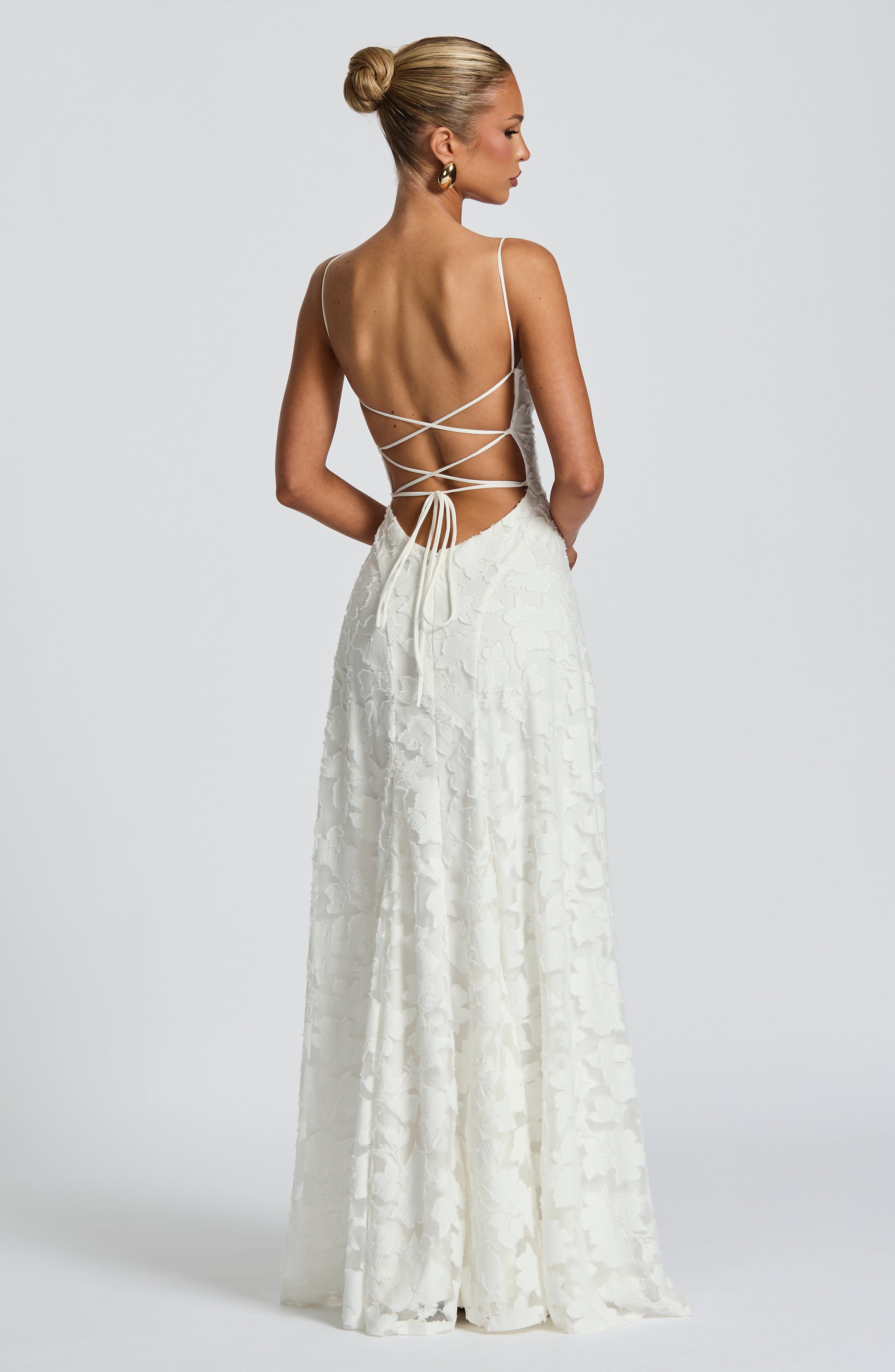 Fransesca | Floral Maxi Dress White