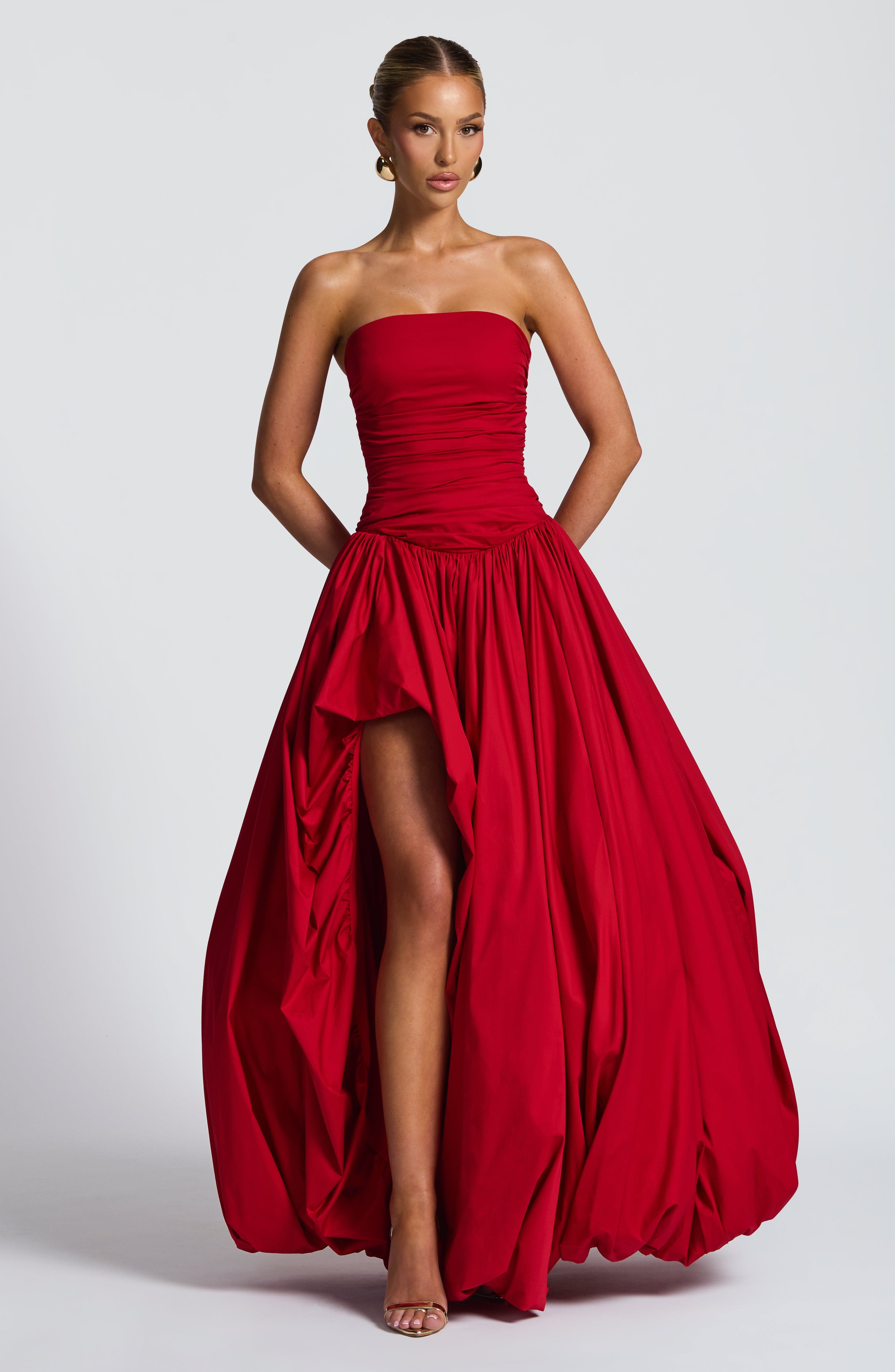Jilliana | Maxi Dress Red