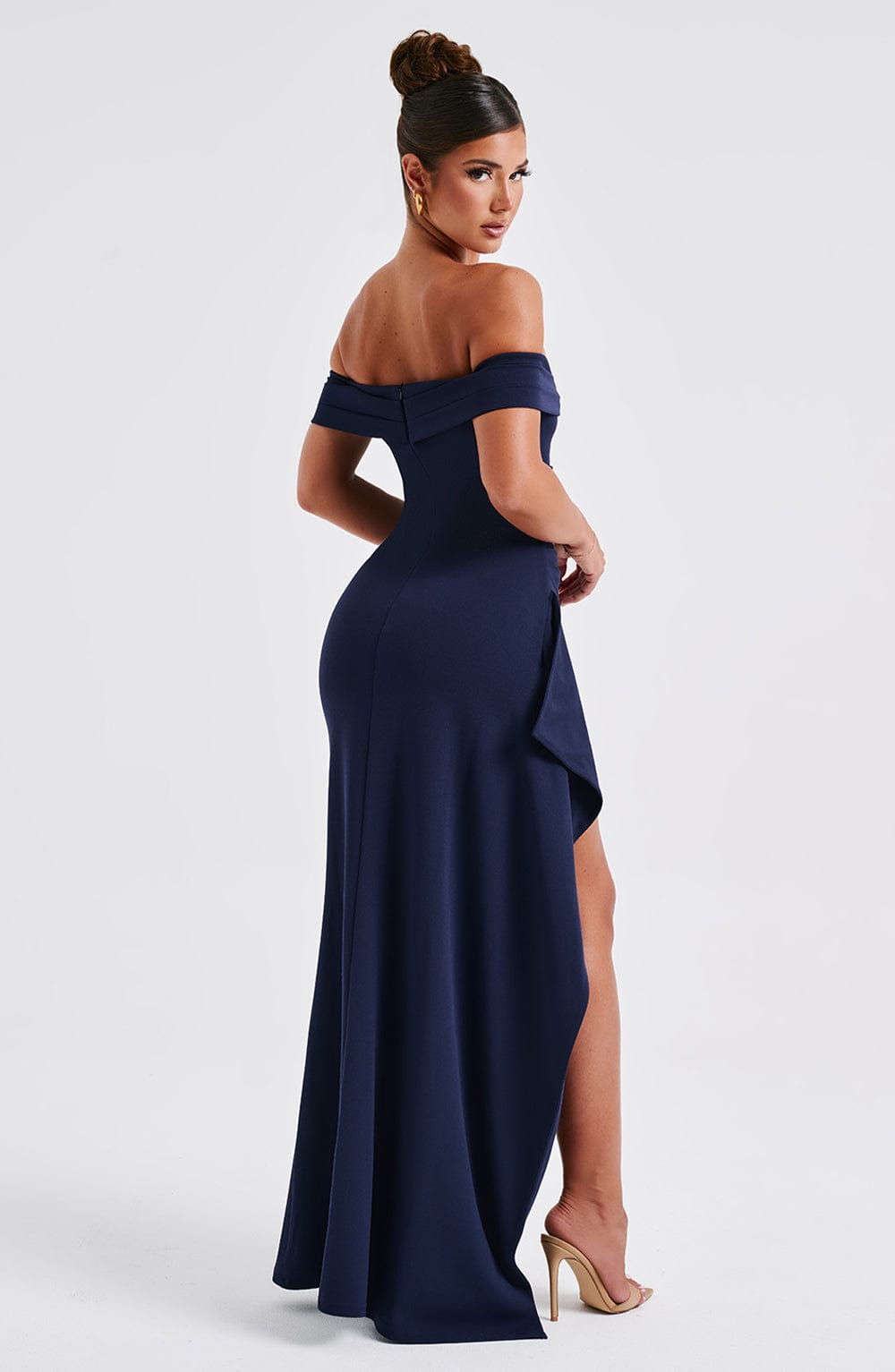 Amoura | Off-Shoulder Maxi Dress Navy