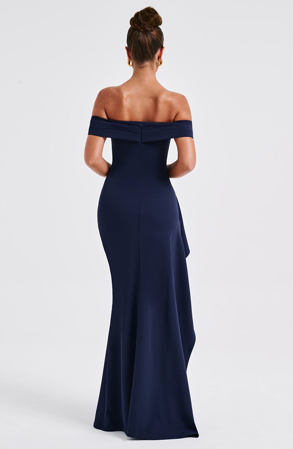 Amoura | Off-Shoulder Maxi Dress Navy