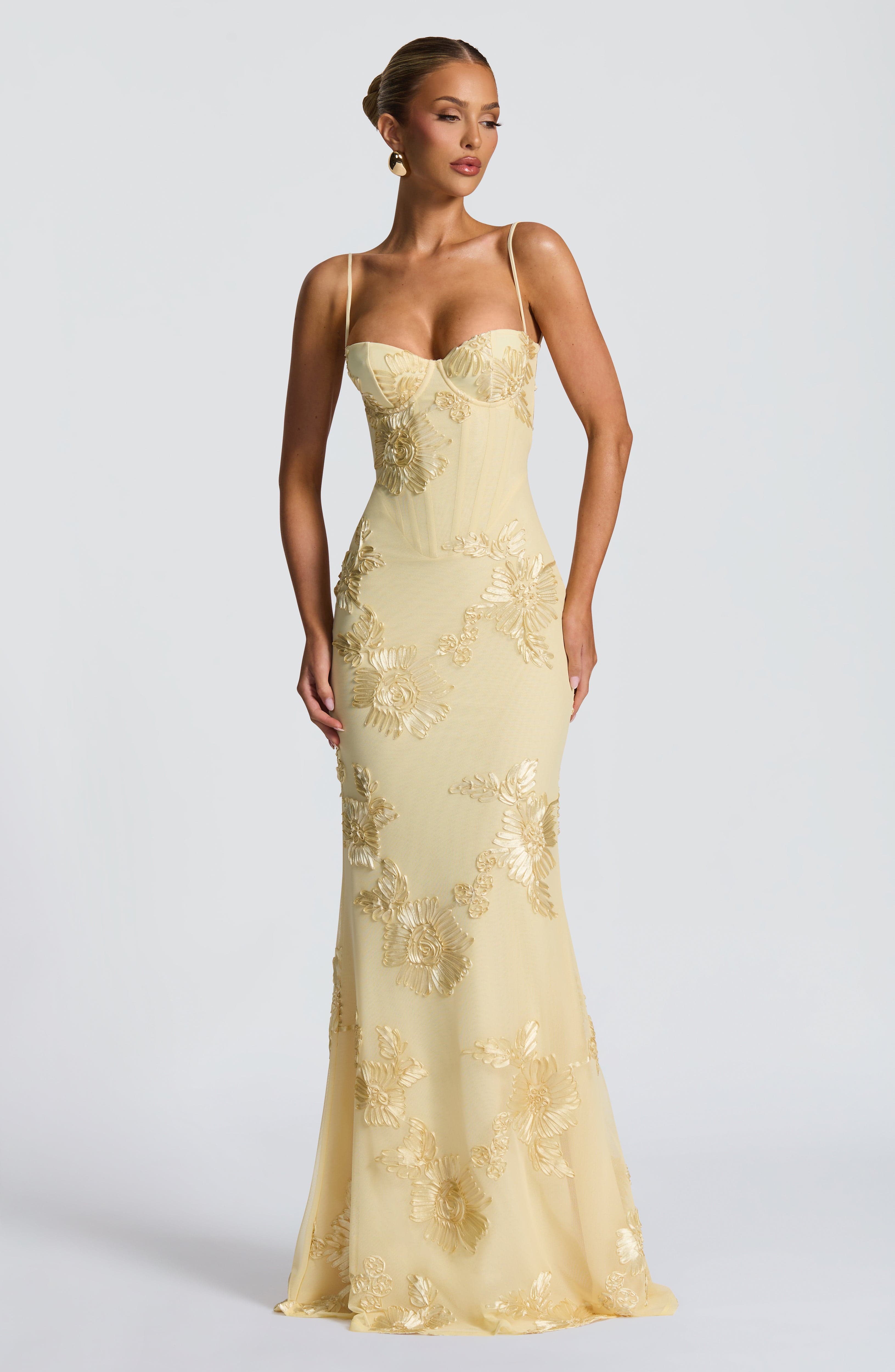 Velour | Maxi Dress Yellow