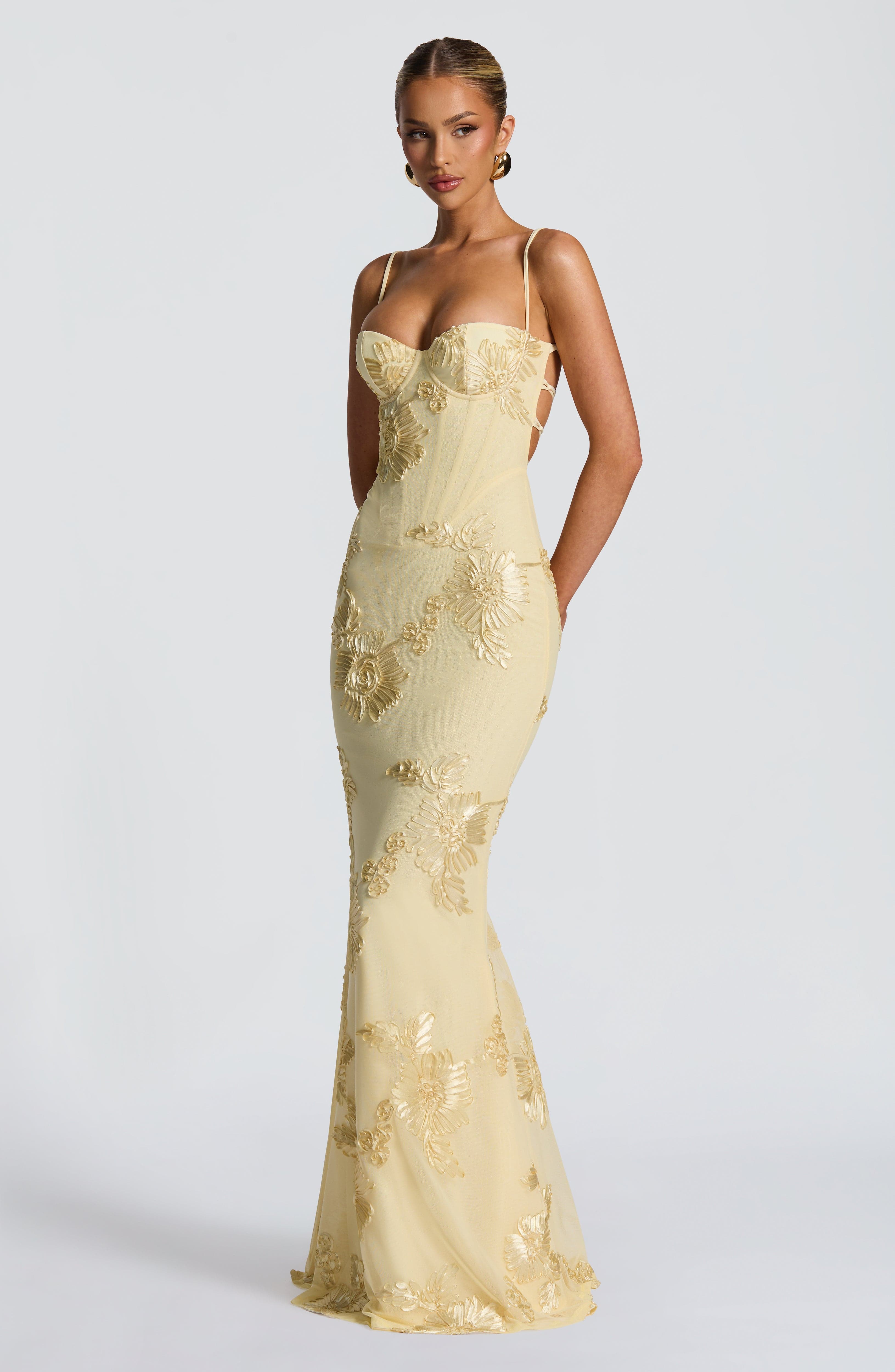 Velour | Maxi Dress Yellow