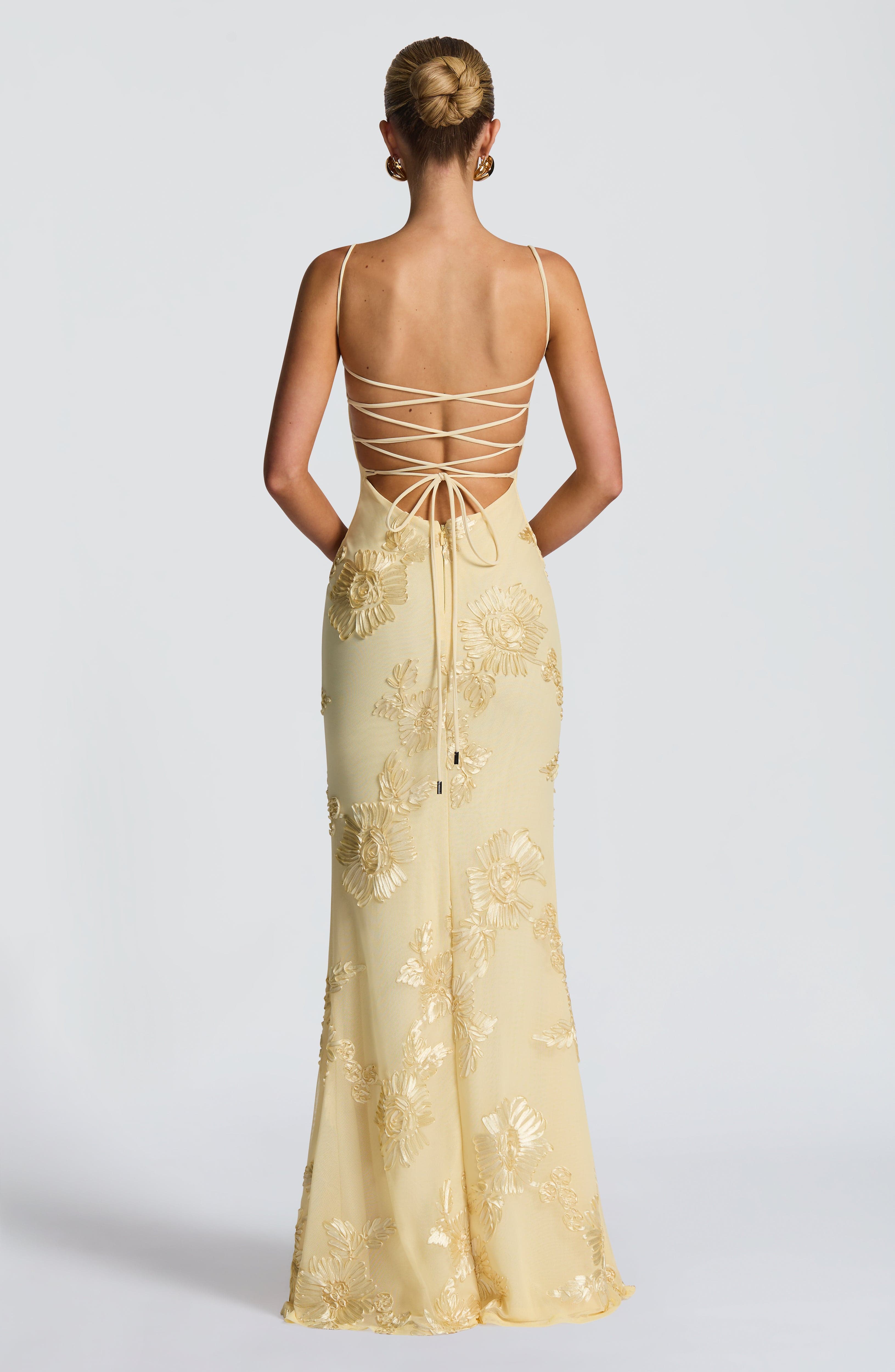 Velour | Maxi Dress Yellow