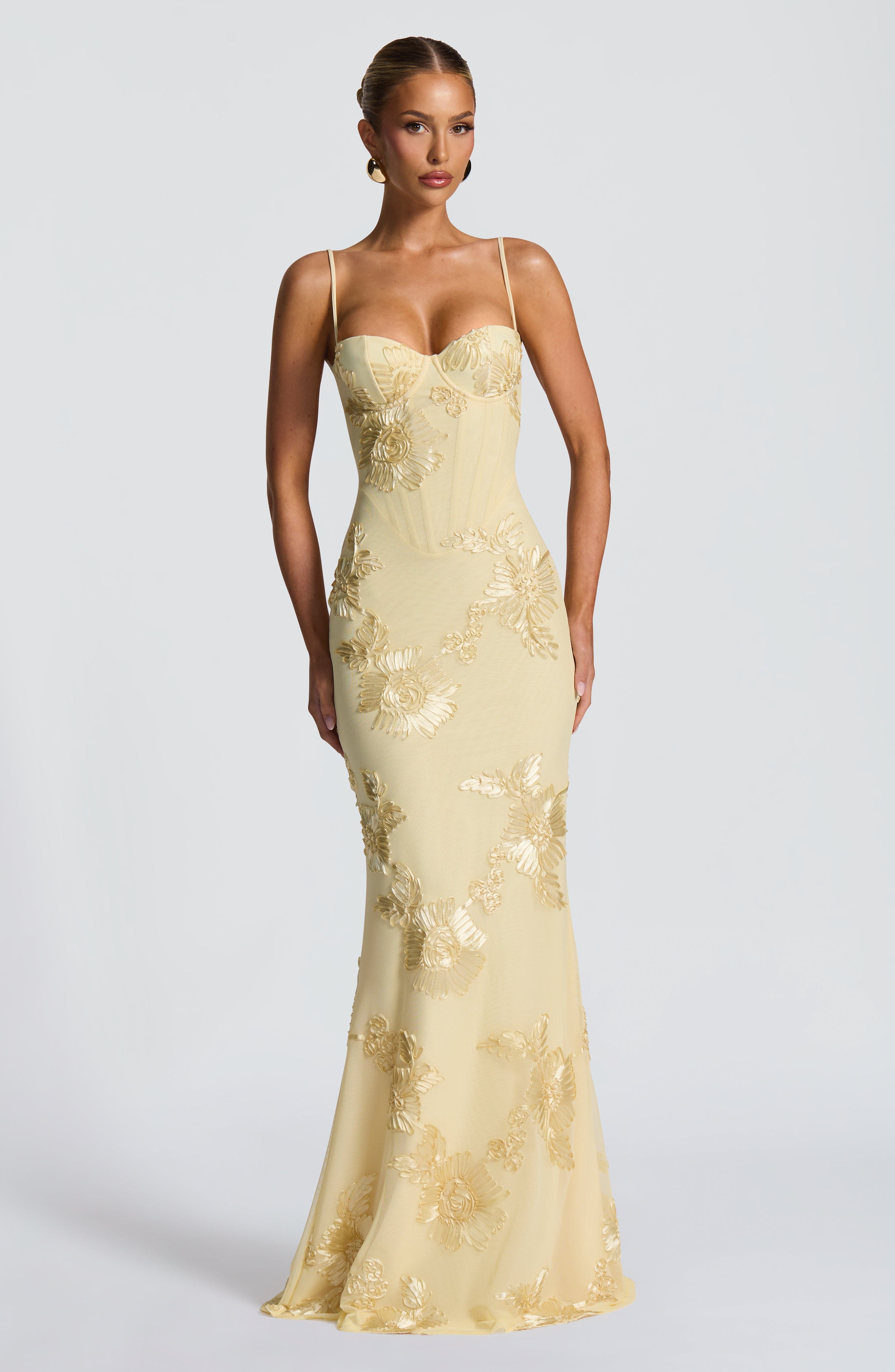 Velour | Maxi Dress Yellow
