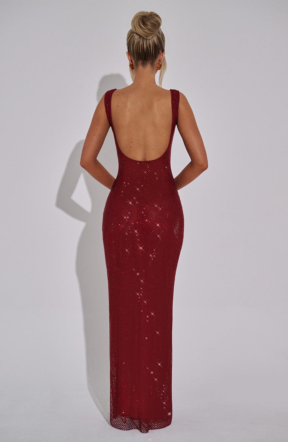 Seraphine | Silver Sequin Maxi Dress Silver