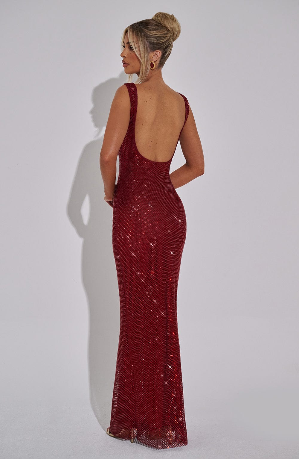 Seraphine | Silver Sequin Maxi Dress Silver