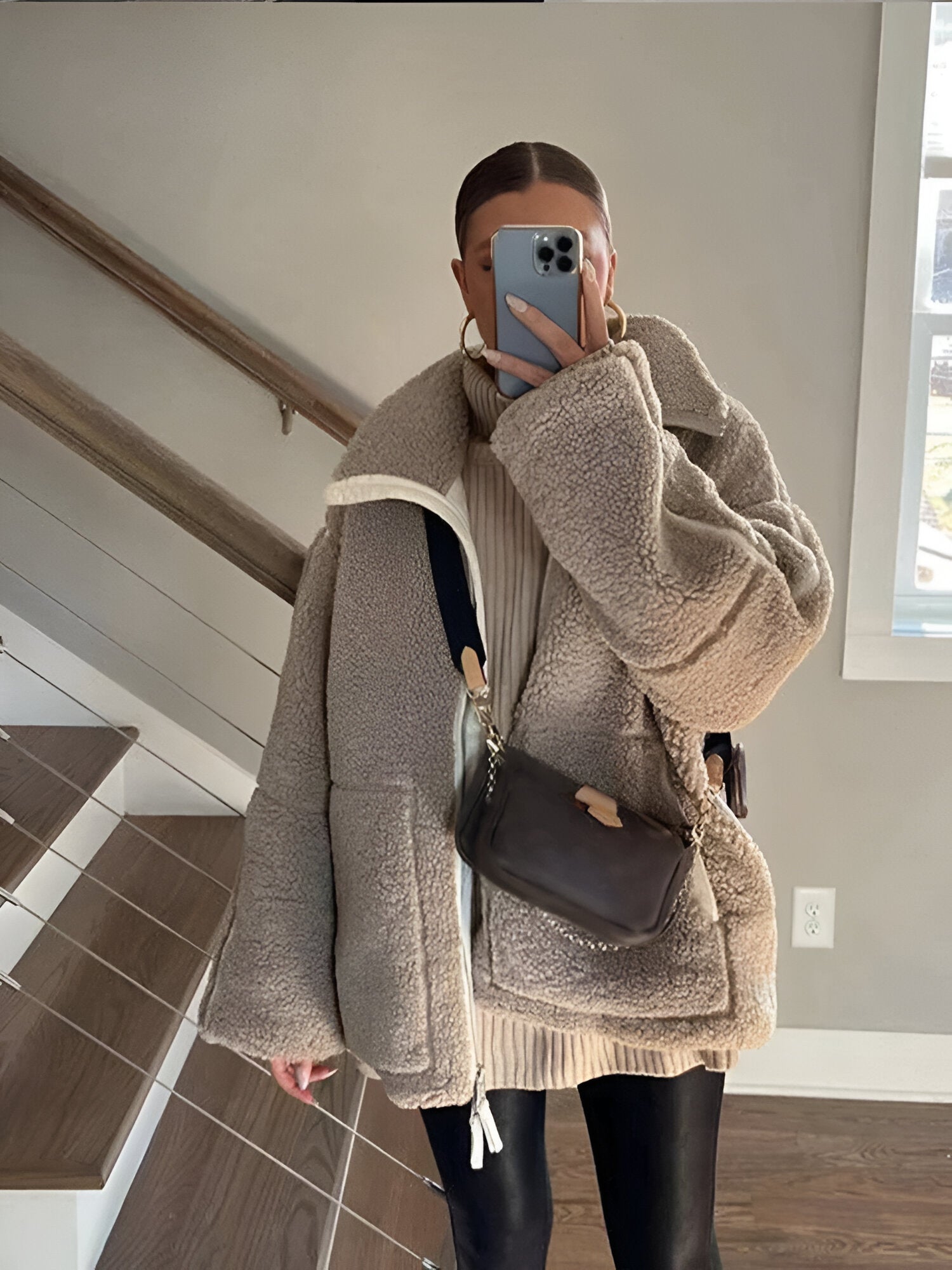 Mae | Teddy Jacket Light Brown