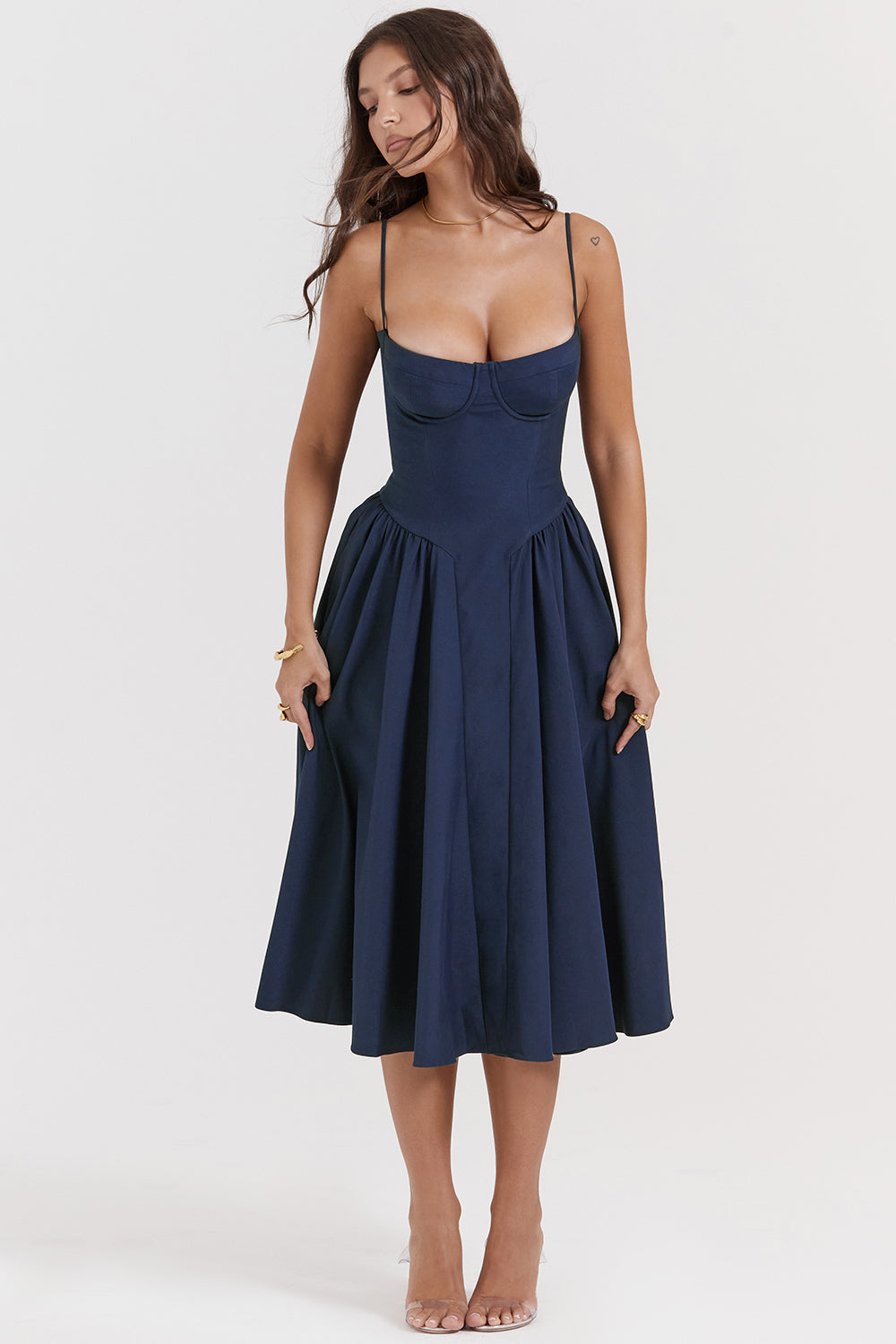 Valentina | Corset Midi Dres