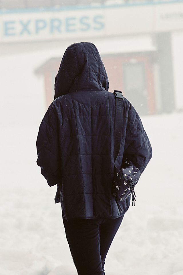 Anora | Pullover Puffer Black