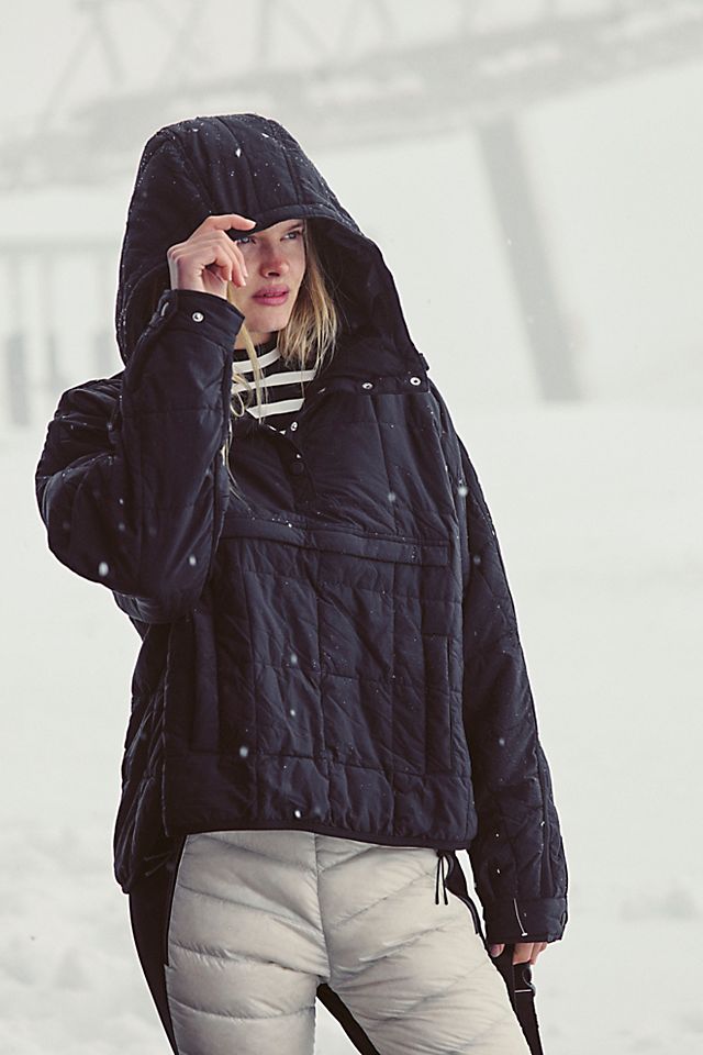 Anora | Pullover Puffer Black