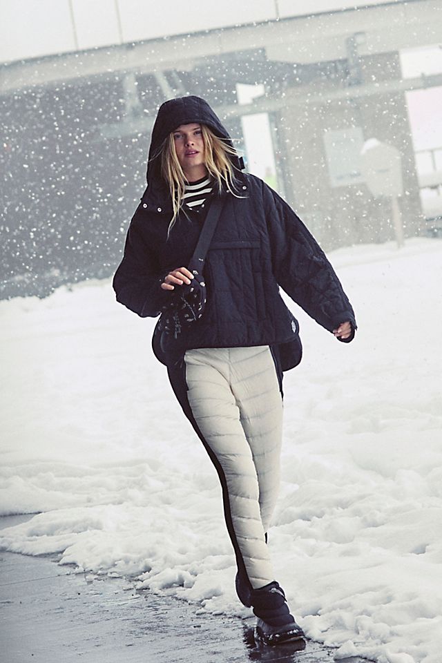 Anora | Pullover Puffer Black