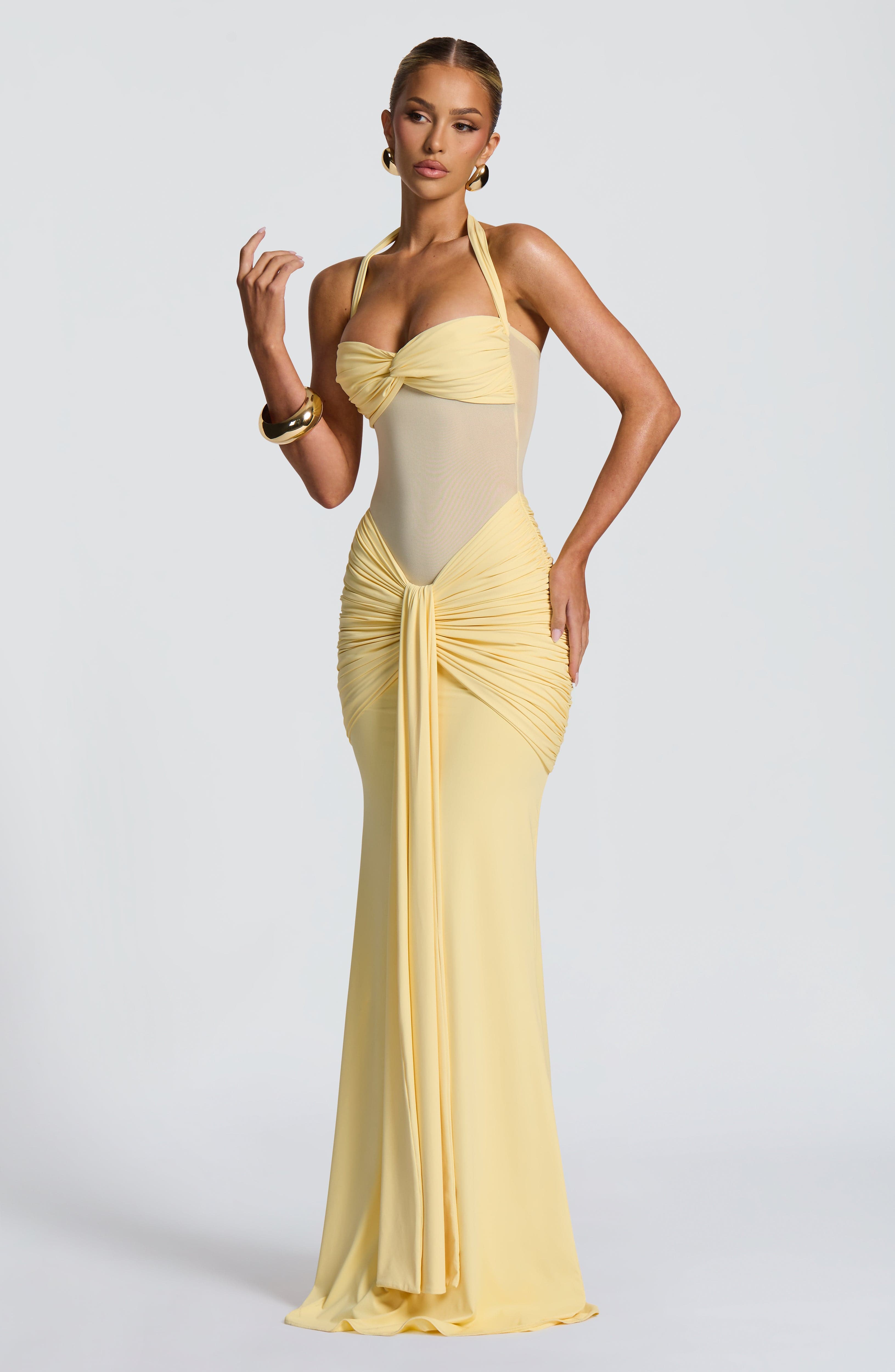 Aurea | Halter Maxi Dress